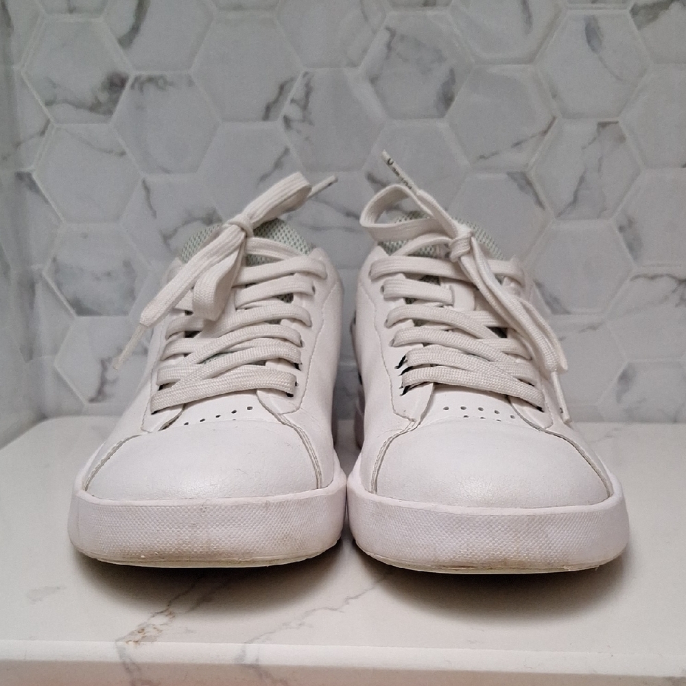 On Running The Roger Advantage White Leather Trainer Running Shoes Womens Size 7 - Picture 3 of 15